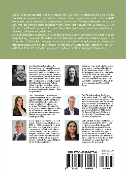 Band 14 | Ziviler Ungehorsam im 21. Jahrhundert Band 14 | Ziviler Ungehorsam im 21. Jahrhundert