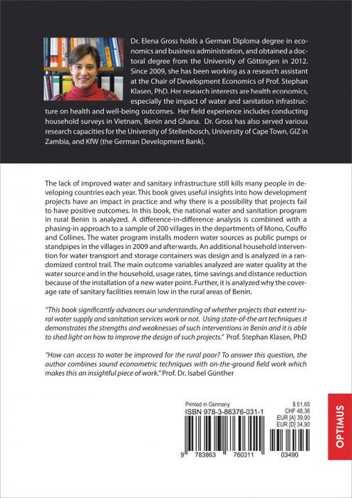 A Drop in the Bucket - Impact Evaluation of a Water and Sanitation Program in Rural Benin SIEVERSMEDIEN A Drop in the Bucket - Impact Evaluation of a Water and Sanitation Program in Rural Benin SIEVERSMEDIEN