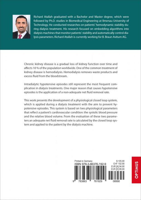 A Physiological Closed Loop System to Prevent Intradialytic Hypotensive Episodes SIEVERSMEDIEN A Physiological Closed Loop System to Prevent Intradialytic Hypotensive Episodes SIEVERSMEDIEN