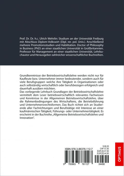 ABWL 01 | Grundlagen der Betriebswirtschaftslehre | 2. Auflage SIEVERSMEDIEN ABWL 01 | Grundlagen der Betriebswirtschaftslehre | 2. Auflage SIEVERSMEDIEN