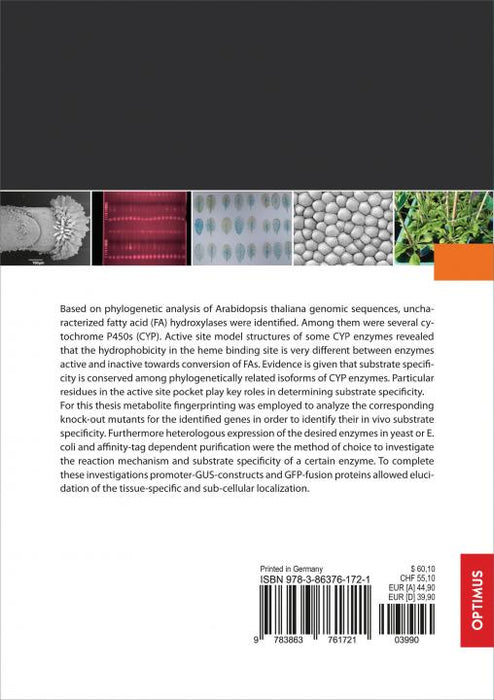 Analysis of fatty acid hydroxylating cytochrome P450 enzymes SIEVERSMEDIEN Analysis of fatty acid hydroxylating cytochrome P450 enzymes SIEVERSMEDIEN