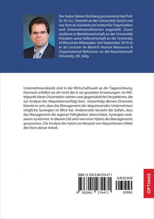 Auslöser für Aquisitionen - Synergien oder Hybris? SIEVERSMEDIEN Auslöser für Aquisitionen - Synergien oder Hybris? SIEVERSMEDIEN