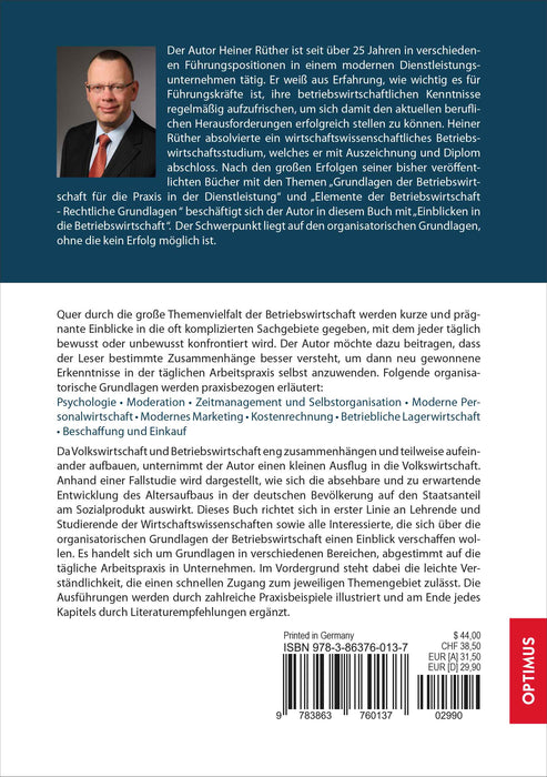 BWL Einblicke - Personal, Marketing, Beschaffung, Zeitmanagement, Kostenrechnung SIEVERSMEDIEN BWL Einblicke - Personal, Marketing, Beschaffung, Zeitmanagement, Kostenrechnung SIEVERSMEDIEN