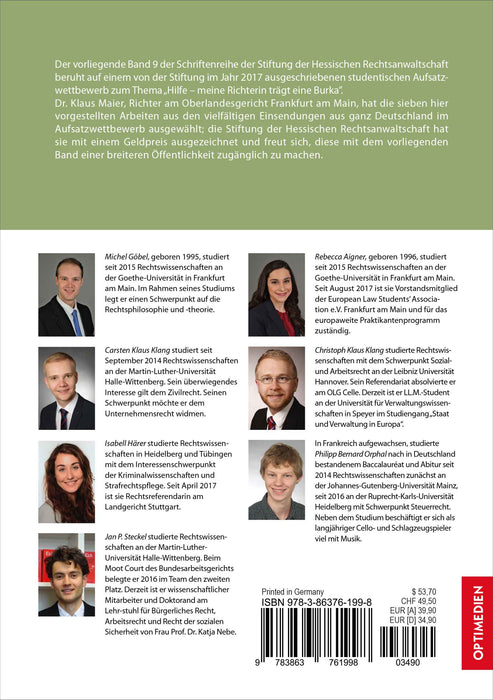 Band 09 | Hilfe - meine Richterin trägt eine Burka SIEVERSMEDIEN Band 09 | Hilfe - meine Richterin trägt eine Burka SIEVERSMEDIEN