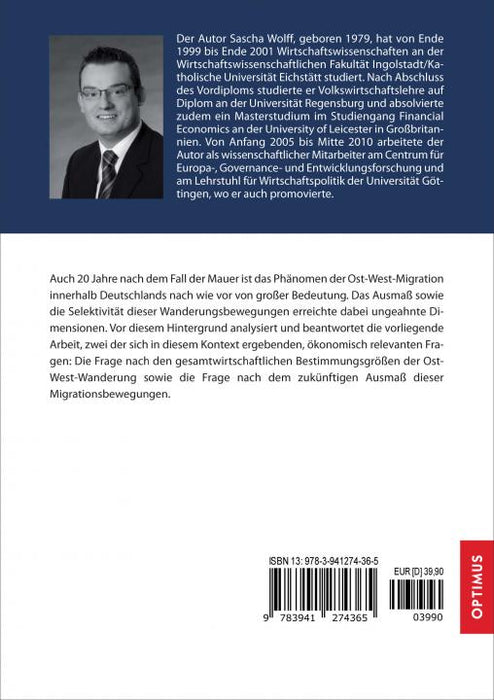 Band 1 | Ost-West-Wanderung im wiedervereinten Deutschland SIEVERSMEDIEN Band 1 | Ost-West-Wanderung im wiedervereinten Deutschland SIEVERSMEDIEN