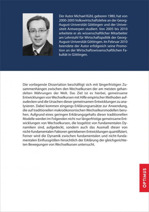 Band 2 | Gemeinsame Bewegungen von Wechselkursen SIEVERSMEDIEN Band 2 | Gemeinsame Bewegungen von Wechselkursen SIEVERSMEDIEN