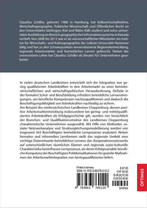 Betriebliches Lernen in räumlicher Perspektive SIEVERSMEDIEN Betriebliches Lernen in räumlicher Perspektive SIEVERSMEDIEN