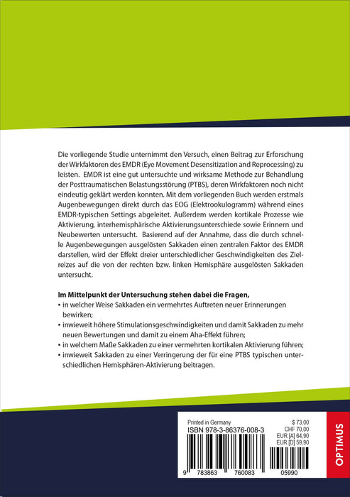 Bilaterale visuelle Stimulation beim EMDR SIEVERSMEDIEN Bilaterale visuelle Stimulation beim EMDR SIEVERSMEDIEN