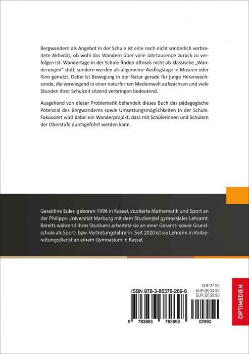 Das pädagogische Potenzial des Bergwanderns SIEVERSMEDIEN Das pädagogische Potenzial des Bergwanderns SIEVERSMEDIEN