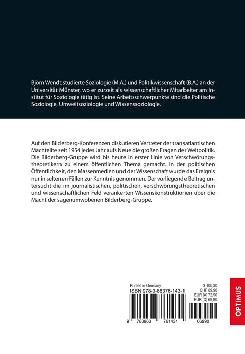 Die Bilderberg-Gruppe. Wissen über die Macht gesellschaftlicher Eliten | 2. Auflage SIEVERSMEDIEN Die Bilderberg-Gruppe. Wissen über die Macht gesellschaftlicher Eliten | 2. Auflage SIEVERSMEDIEN