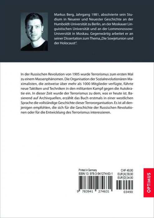 Die Maximalisten - Terrorismus in der Revolution von 1905 SIEVERSMEDIEN Die Maximalisten - Terrorismus in der Revolution von 1905 SIEVERSMEDIEN