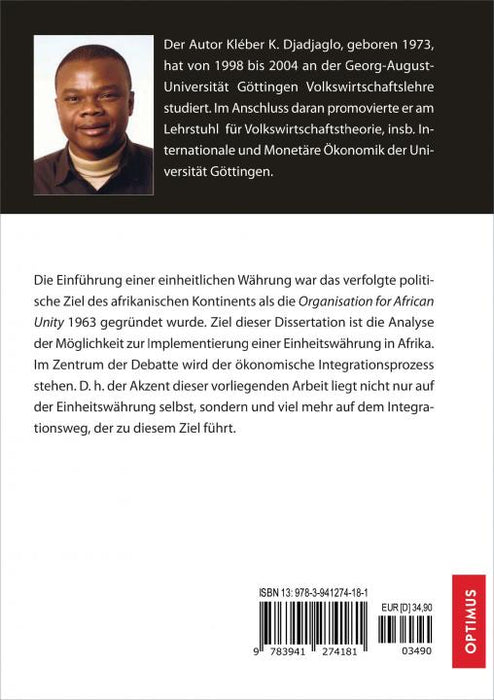 Die Schaffung einer afrikanischen Einheitswährung SIEVERSMEDIEN Die Schaffung einer afrikanischen Einheitswährung SIEVERSMEDIEN