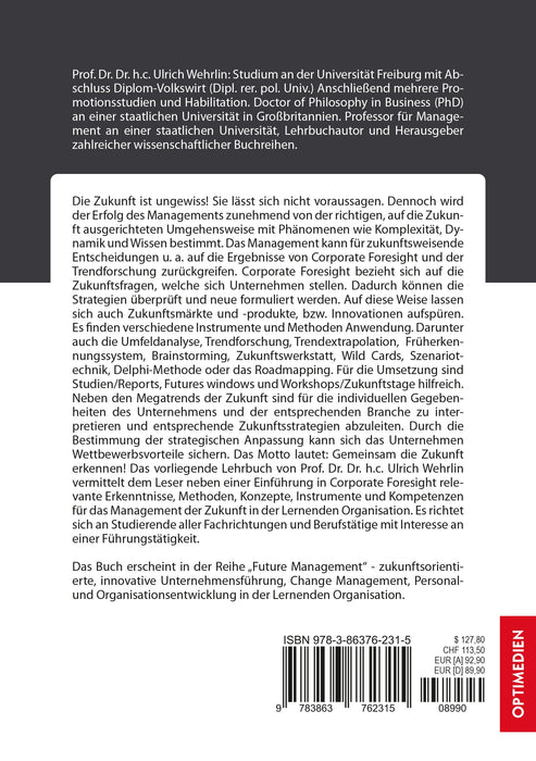 FM 09 | Corporate Foresight | 3. Auflage SIEVERSMEDIEN FM 09 | Corporate Foresight | 3. Auflage SIEVERSMEDIEN