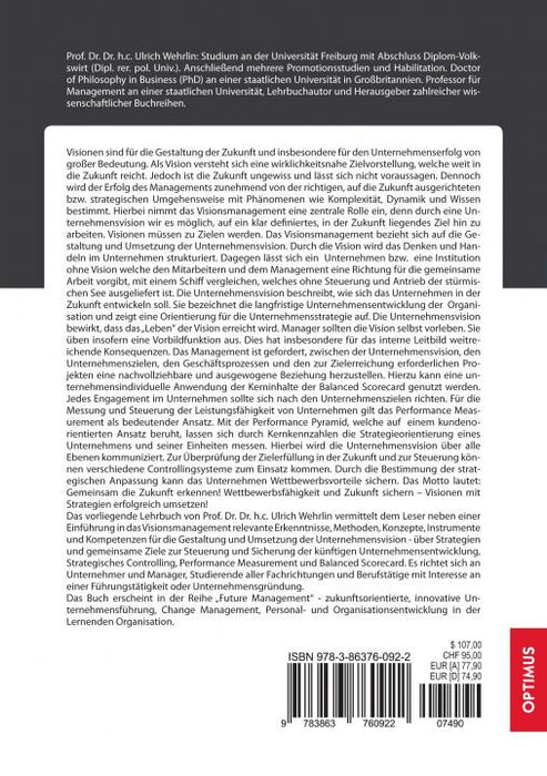 FM 12 | Visionsmanagement | 2. Auflage SIEVERSMEDIEN FM 12 | Visionsmanagement | 2. Auflage SIEVERSMEDIEN