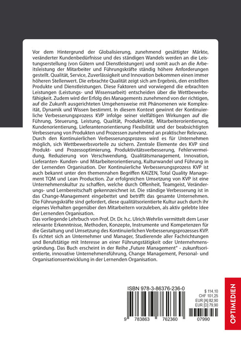 FM 14 | Kontinuierlicher Verbesserungsprozess KVP | 3. Auflage SIEVERSMEDIEN FM 14 | Kontinuierlicher Verbesserungsprozess KVP | 3. Auflage SIEVERSMEDIEN