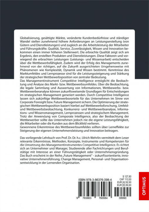 FM 18 | Competitive Intelligence | 2. Auflage SIEVERSMEDIEN FM 18 | Competitive Intelligence | 2. Auflage SIEVERSMEDIEN