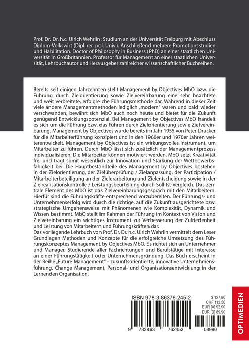 FM 23 | Management by Objectives MbO | 3. Auflage SIEVERSMEDIEN FM 23 | Management by Objectives MbO | 3. Auflage SIEVERSMEDIEN