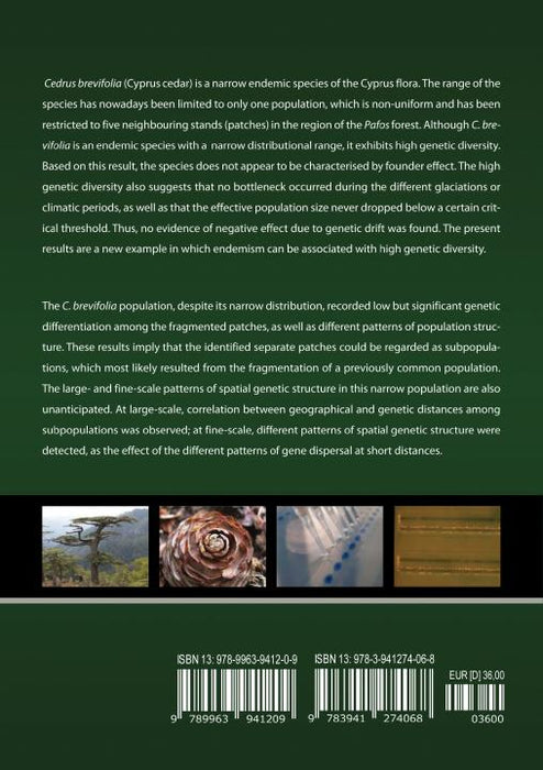 Fingerprinting of genetic divesity and patterns of spatial genetic variation in the endemic tree Cedrus brevifolia (Hook f.) Henry from Cyprus: implications for its conservation SIEVERSMEDIEN Fingerprinting of genetic divesity and patterns of spatial genetic variation in the endemic tree Cedrus brevifolia (Hook f.) Henry from Cyprus: implications for its conservation SIEVERSMEDIEN