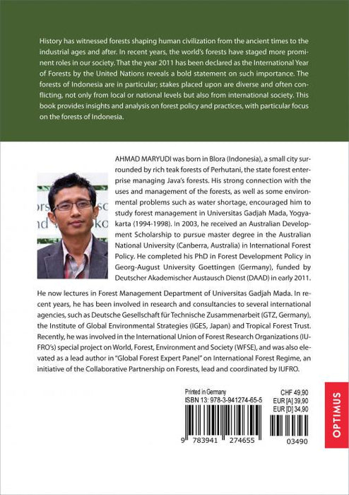 Forest Matters - Analysis on the contemporary forest- and forest-related policy in Indonesia SIEVERSMEDIEN Forest Matters - Analysis on the contemporary forest- and forest-related policy in Indonesia SIEVERSMEDIEN