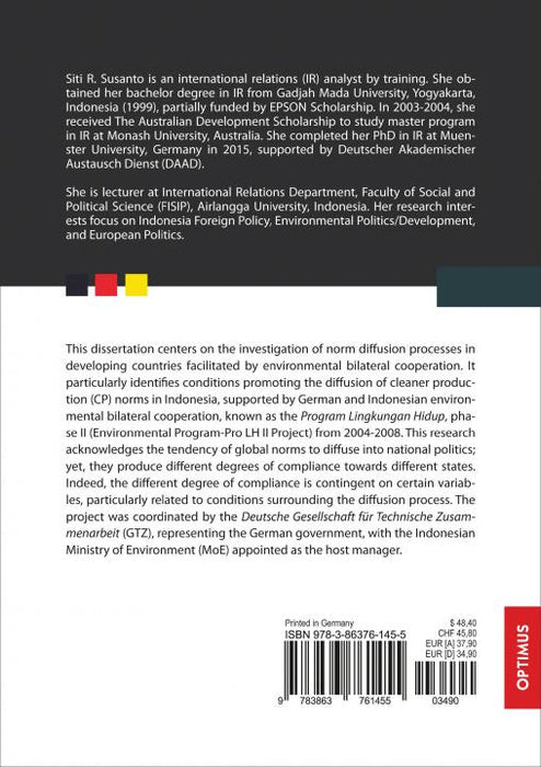 Germany's Facilitation to Indonesia in Cleaner Production Norm Diffusion Processes SIEVERSMEDIEN Germany's Facilitation to Indonesia in Cleaner Production Norm Diffusion Processes SIEVERSMEDIEN
