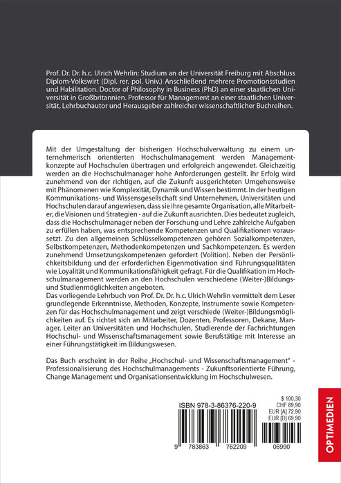 HM 07 | Kompetenzen und Qualifikationen für Hochschulmanager | 3. Auflage SIEVERSMEDIEN HM 07 | Kompetenzen und Qualifikationen für Hochschulmanager | 3. Auflage SIEVERSMEDIEN