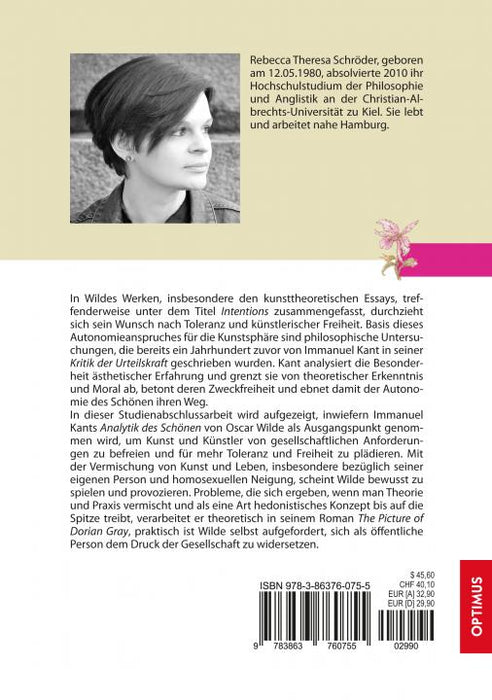 Künstlerische Freiheit!? Oscar Wildes Autonomie des Schönen in Anlehnung an Immanuel Kant SIEVERSMEDIEN Künstlerische Freiheit!? Oscar Wildes Autonomie des Schönen in Anlehnung an Immanuel Kant SIEVERSMEDIEN