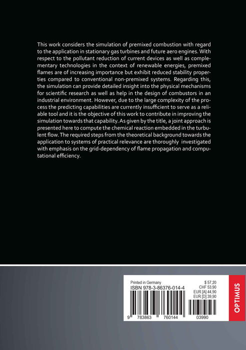 Large Eddy Simulation of Premixed Combustion Using Artificial Flame SIEVERSMEDIEN Large Eddy Simulation of Premixed Combustion Using Artificial Flame SIEVERSMEDIEN