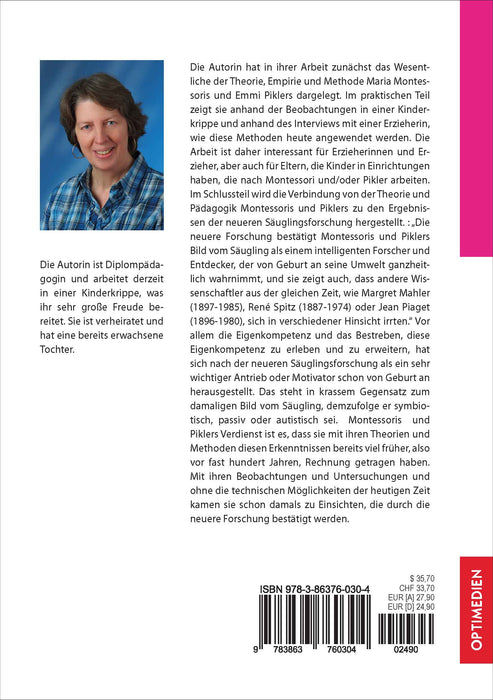 Maria Montessori und Emmi Pikler in Theorie und Praxis | 2. Auflage SIEVERSMEDIEN Maria Montessori und Emmi Pikler in Theorie und Praxis | 2. Auflage SIEVERSMEDIEN