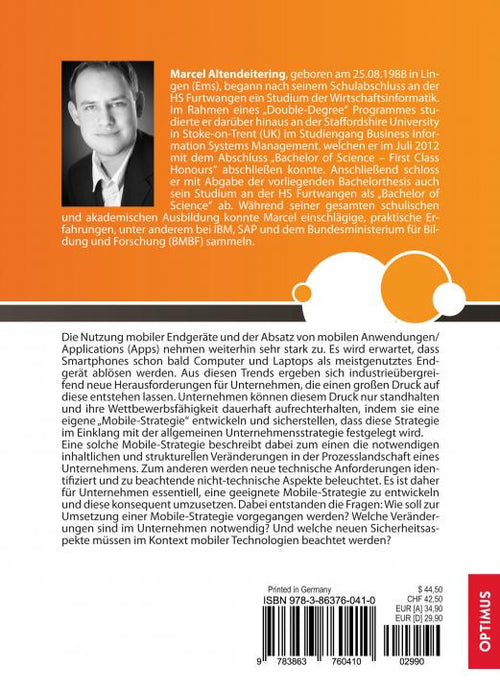 Mobile Technologien in der Assekuranz SIEVERSMEDIEN Mobile Technologien in der Assekuranz SIEVERSMEDIEN