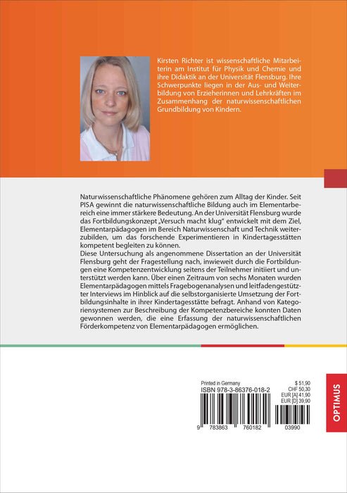 Naturwissenschaftliche Förderkompetenz von Elementarpädagogen SIEVERSMEDIEN Naturwissenschaftliche Förderkompetenz von Elementarpädagogen SIEVERSMEDIEN