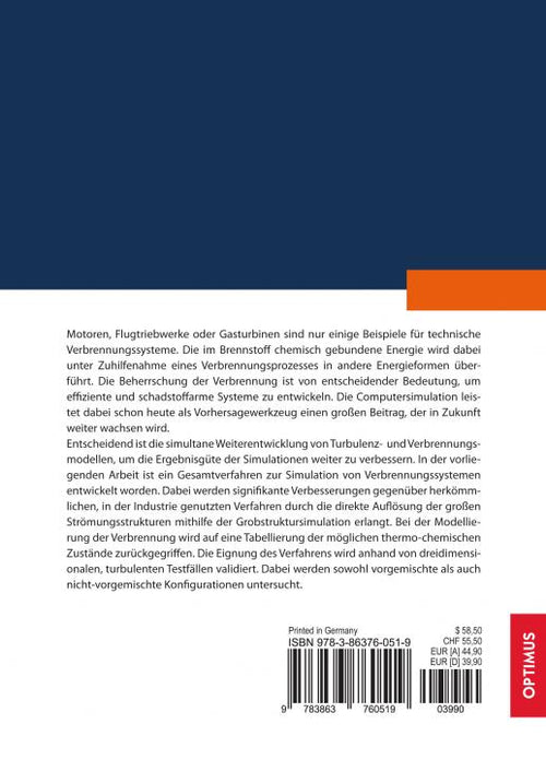 Numerische Beschreibung technischer Verbrennungssysteme SIEVERSMEDIEN Numerische Beschreibung technischer Verbrennungssysteme SIEVERSMEDIEN