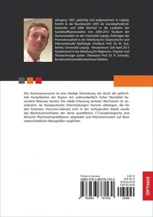 Prädiktoren für die Progredienz von Aortenaneurysmen in der Computertomographie SIEVERSMEDIEN Prädiktoren für die Progredienz von Aortenaneurysmen in der Computertomographie SIEVERSMEDIEN