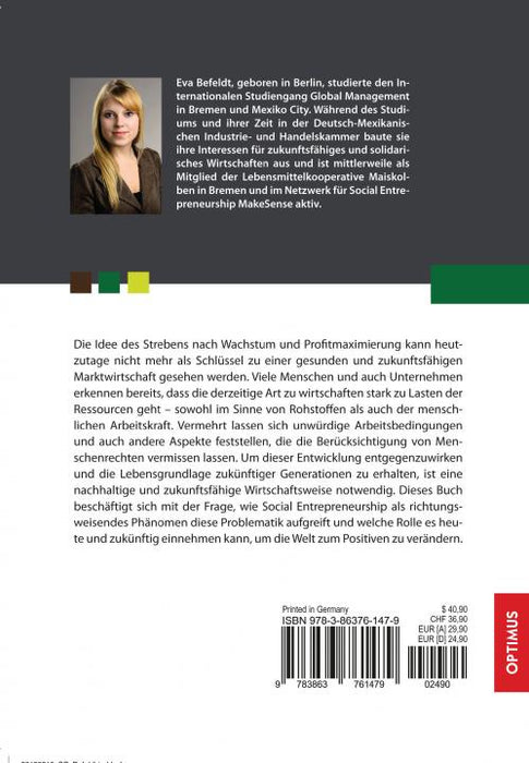 Social Entrepreneurship SIEVERSMEDIEN Social Entrepreneurship SIEVERSMEDIEN