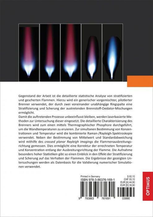 Statistische Analyse von Skalardaten einer turbulenten Vormischflamme SIEVERSMEDIEN Statistische Analyse von Skalardaten einer turbulenten Vormischflamme SIEVERSMEDIEN