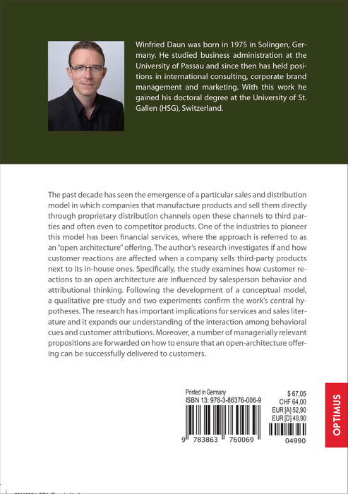 The Effect of Salesperson Behavior and the Influence of Attributional Thinking SIEVERSMEDIEN The Effect of Salesperson Behavior and the Influence of Attributional Thinking SIEVERSMEDIEN