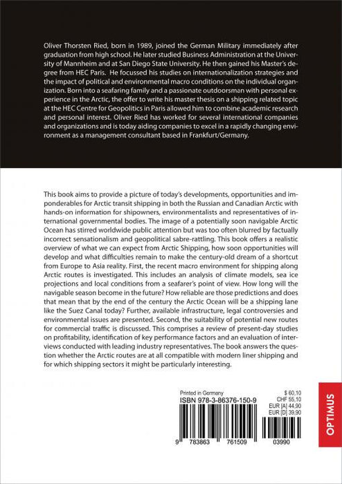 The Impact of a Warming Arctic on International Shipping SIEVERSMEDIEN The Impact of a Warming Arctic on International Shipping SIEVERSMEDIEN