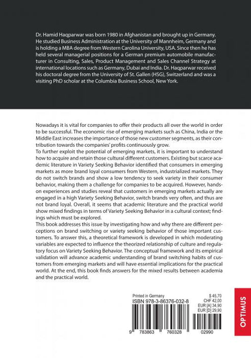 The Influence of Culture and Regulatory Focus on Variety Seeking Behavior SIEVERSMEDIEN The Influence of Culture and Regulatory Focus on Variety Seeking Behavior SIEVERSMEDIEN