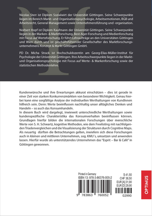 Werteorientierte Kundenanalyse in der Gastronomie SIEVERSMEDIEN Werteorientierte Kundenanalyse in der Gastronomie SIEVERSMEDIEN