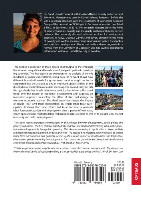 Essays on Inequality and Female Labor Force Participation in Developing Countries SIEVERSMEDIEN