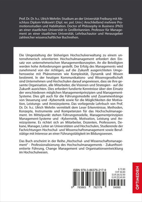 HM 04 | Hochschulmanagement und Führungsmodelle | 3. Auflage SIEVERSMEDIEN