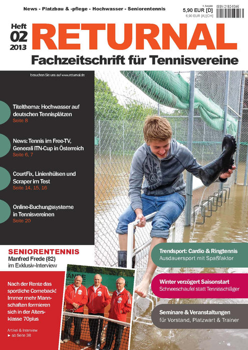 RETURNAL - Fachzeitschrift für Tennisvereine (Ausgabe 4) SIEVERSMEDIEN