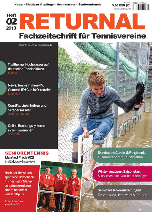 RETURNAL - Fachzeitschrift für Tennisvereine (Ausgabe 4) SIEVERSMEDIEN